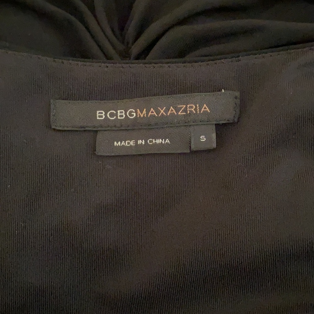 NWOT BCBGMaxAzria stretchy sleeveless evening dress with beautiful ruching. - Picture 14 of 16